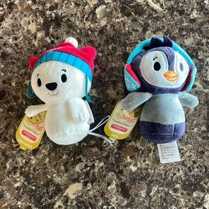 NWT Hallmark itty bittys SNOWBY and JAZ FREE SHIPPING